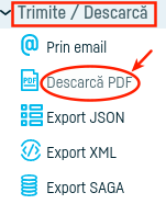 Cum trimit o factură pe e-mail? - pasul 5