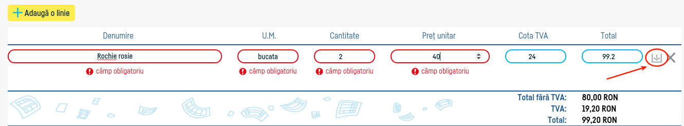 Cum introduc un produs / serviciu nou? - pasul 3