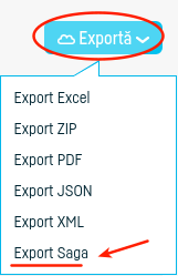 Cum export mai multe facturi în SAGA? - pasul 3