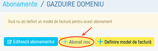 Cum adaug un abonat? - pasul 2