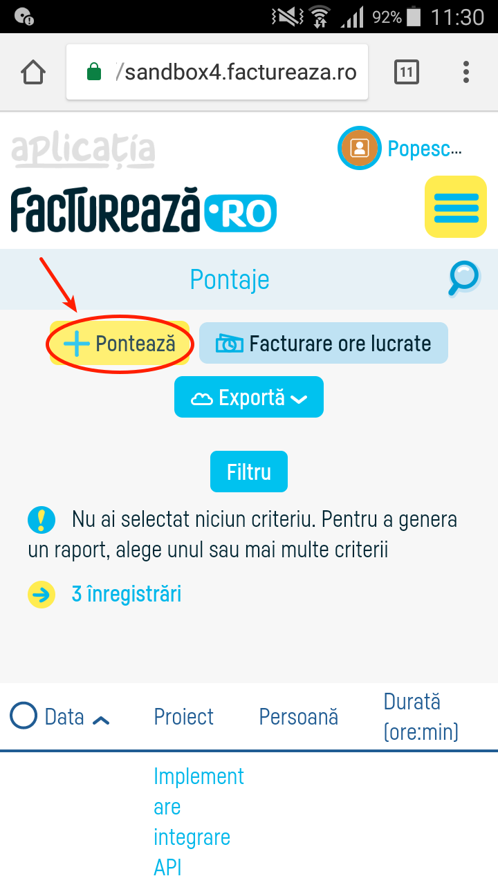 Cum pontez? - pasul 5