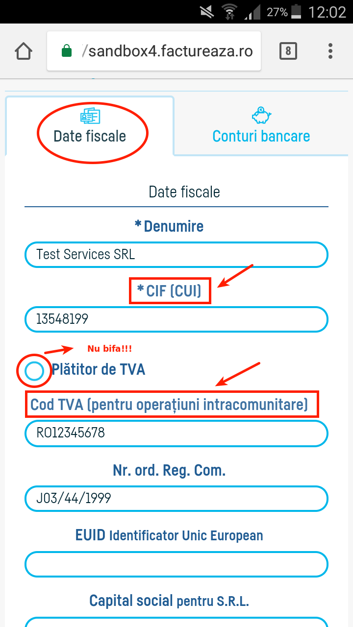 Facturile intracomunitare pentru neplătitorii de TVA - pasul 1