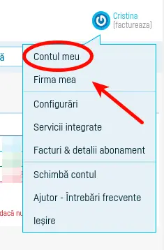 Setare layout interfață de utilizare - pasul 1
