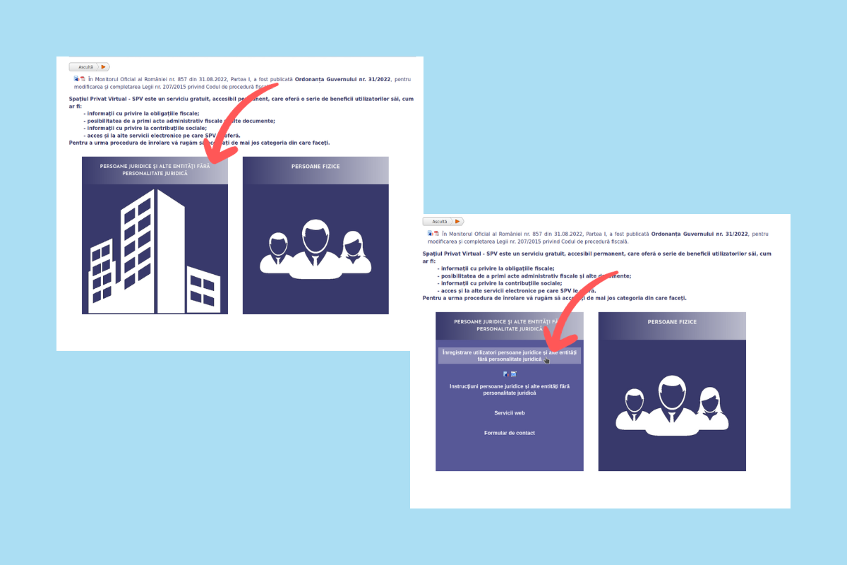 Cum îți înregistrezi firma sau PFA-ul în SPV ANAF - pasul 4