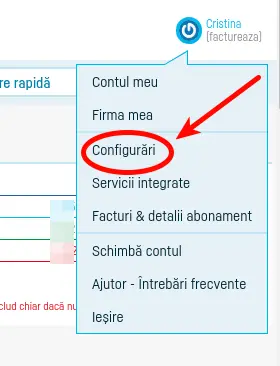 Setare layout documente - pasul 1